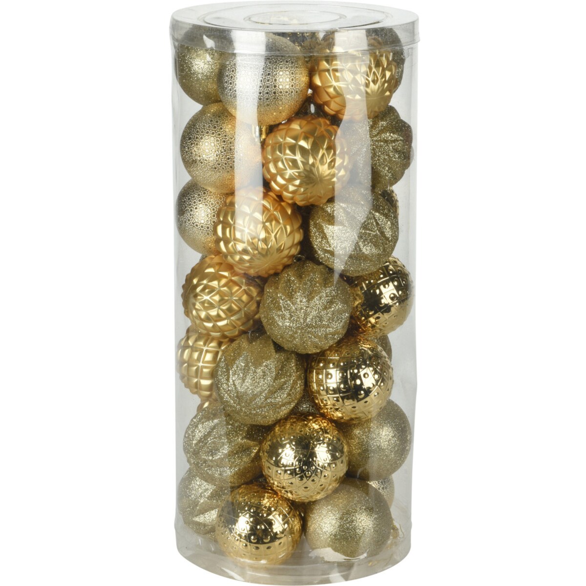 Bombki świąteczne 6 cm, 35 szt.