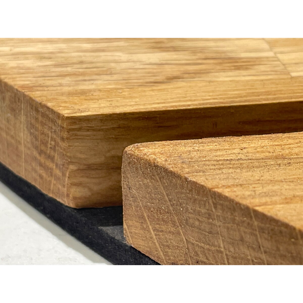 Duży zegar ścienny drewniany Solid Oak dębowy 80cm