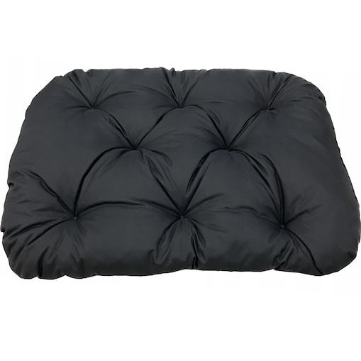Legowisko Dla Psa Poduszka Posłanie Wytrzymałe 90X70 Cm Czarne