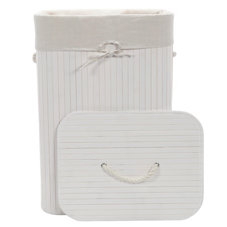 Kosz na pranie 60x40x30 cm 72 litry LAVAGG biały