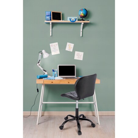 Krzesło biurowe ekoskóra ENDO czarne