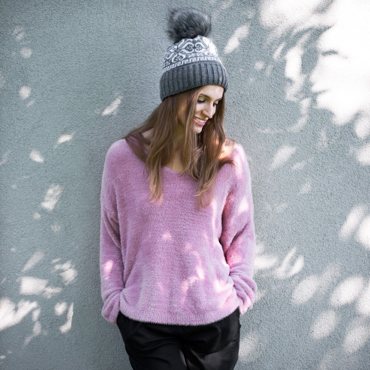 Czapka Grudniowy Poranek Szara Szary, Uniwersalny