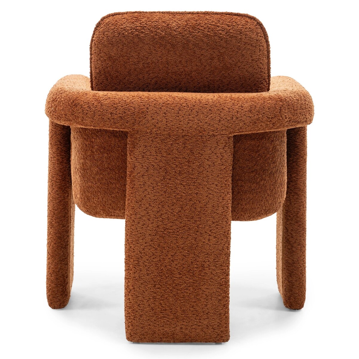 Krzesło tapicerowane CAMPINO miedziane 94,5x75x75 cm