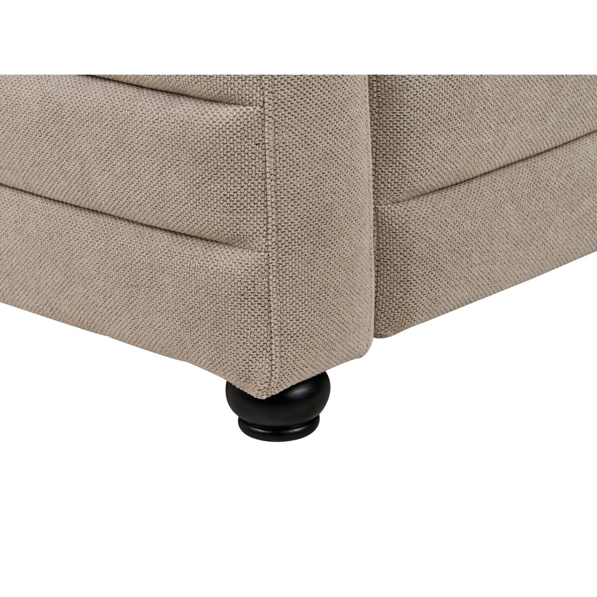 Sofa 3-osobowa beżowoszara HOFN