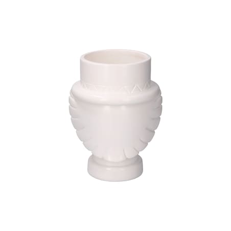 Osłonka na doniczkę "Dziadek do orzechów" Unafestaatema - Biały, 19 cm