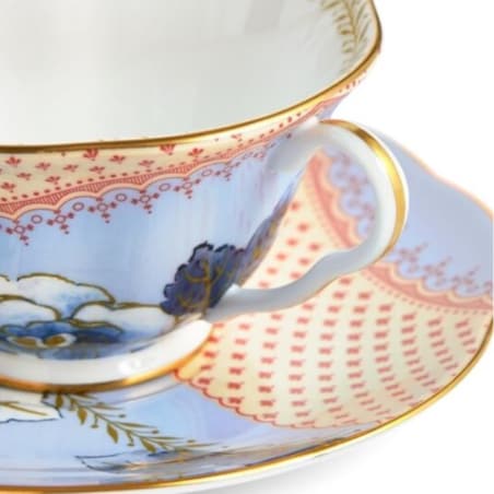 Filiżanka do herbaty ze spodkiem Blue Butterfly Bloom Wedgwood