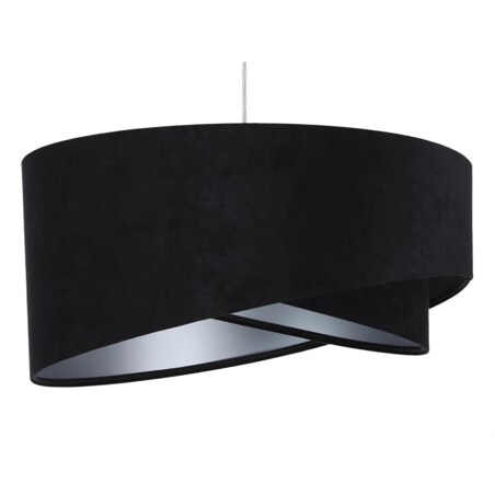 Lampa wisząca GEMSTONE czarna/srebrna