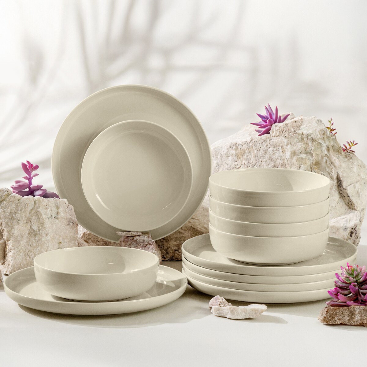 Konsimo VICTO Zestaw obiadowy 6os. (12 el.)