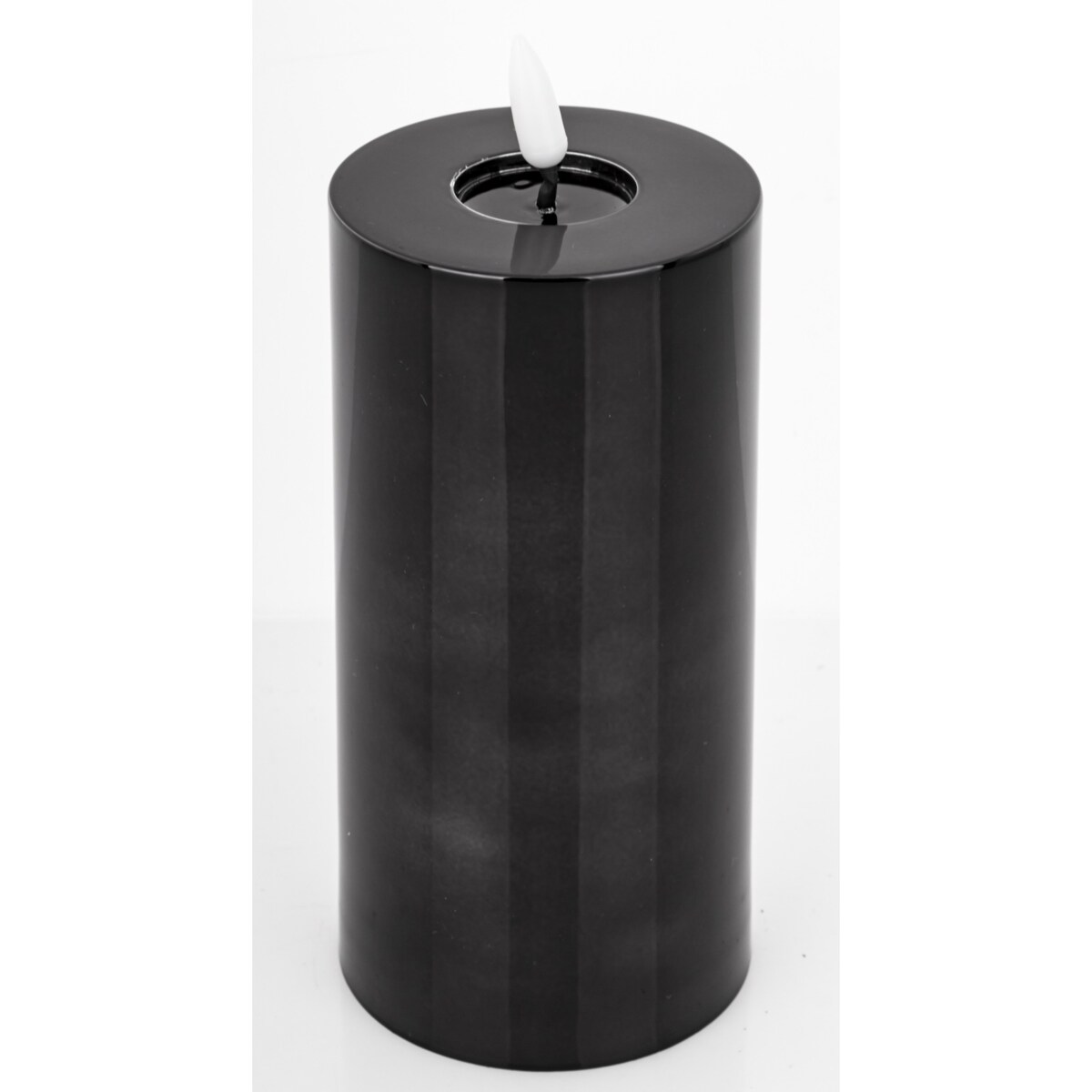 Świeca LED z tworzywa sztucznego Timer 17x7,5x7,5 cm BATTI czarna