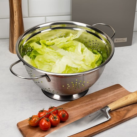 Stalowy Durszlak Głęboki 28Cm Kinghoff Kh-1238