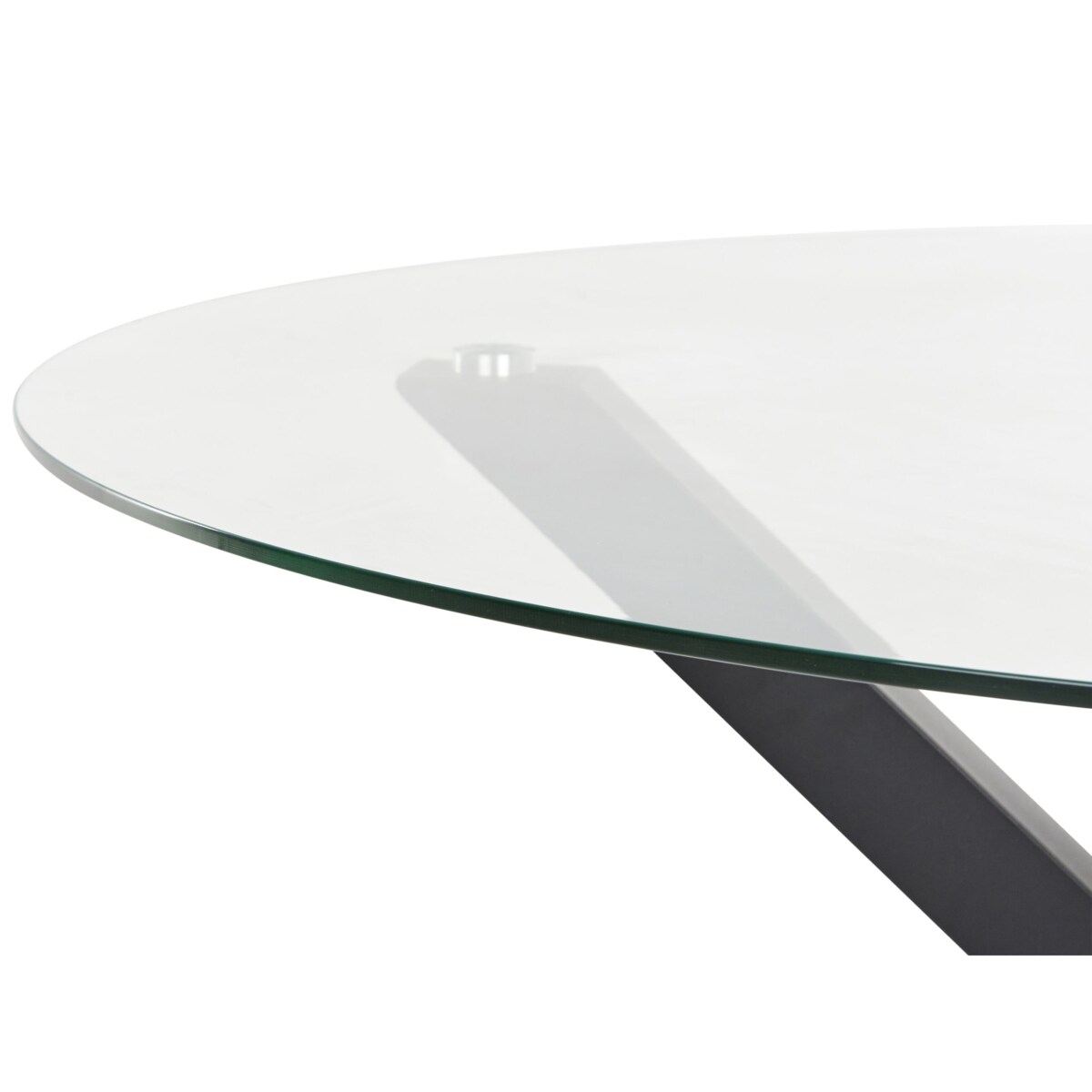 Stół ogrodowy Szkło Czarny MALETTO