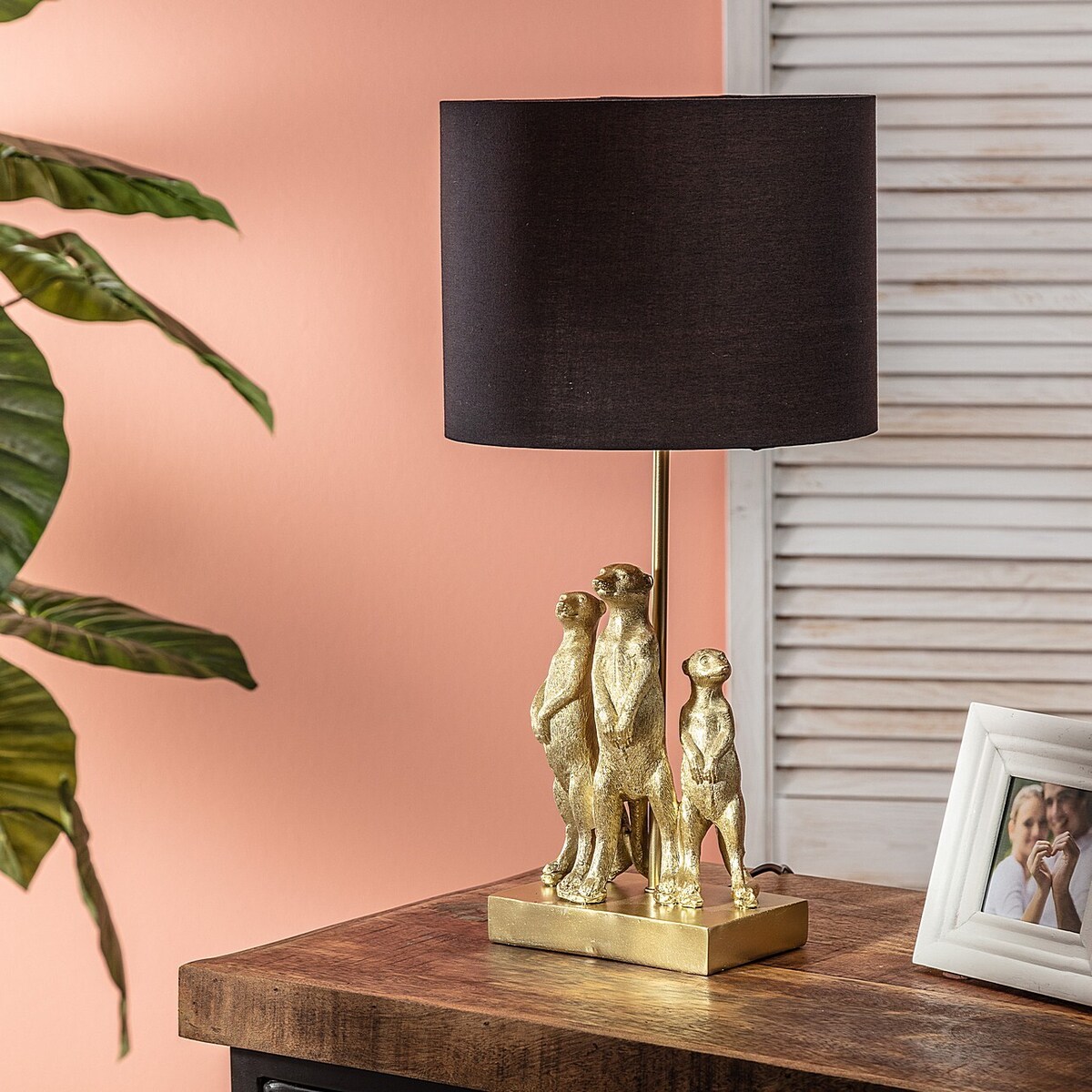 Lampa stołowa Meerkats 52cm, 25 x 25 x 52 cm