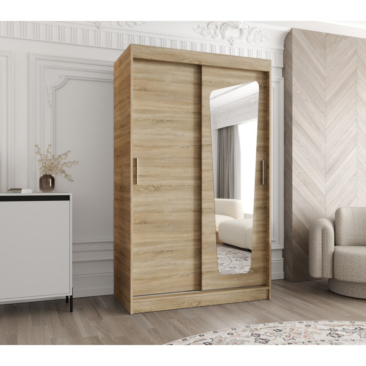 Szafa przesuwna MOKA 120 sonoma