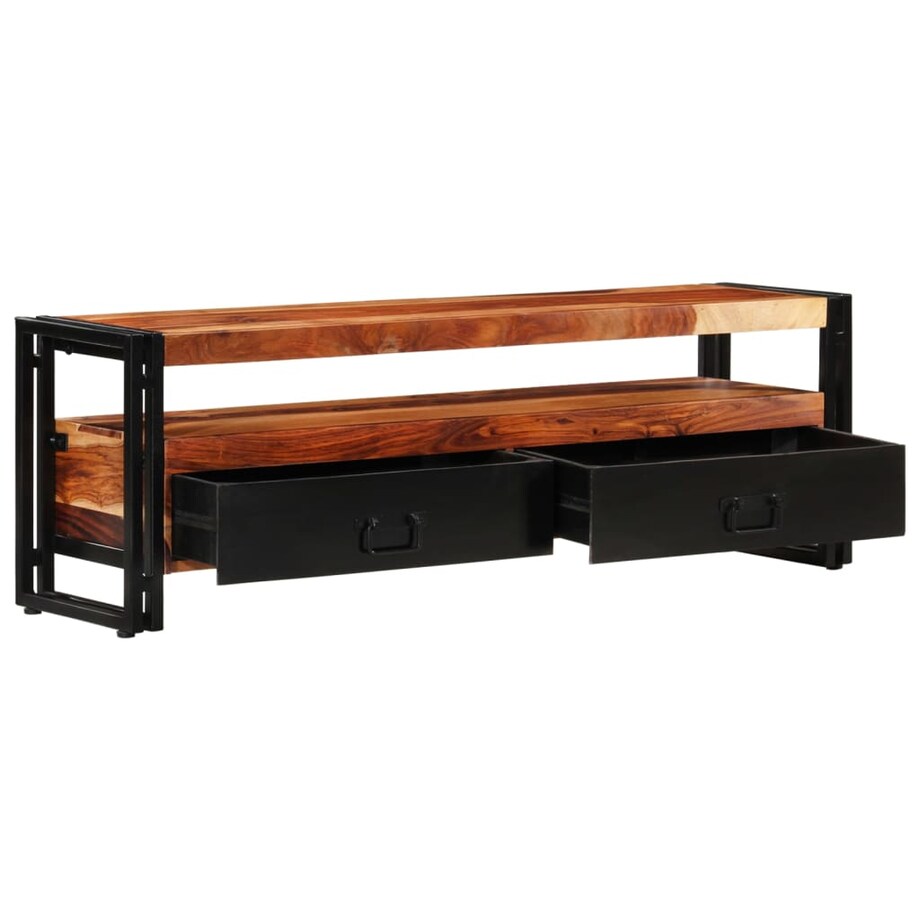 vidaXL Szafka pod TV, 120 x 30 x 40 cm, lite drewno akacjowe