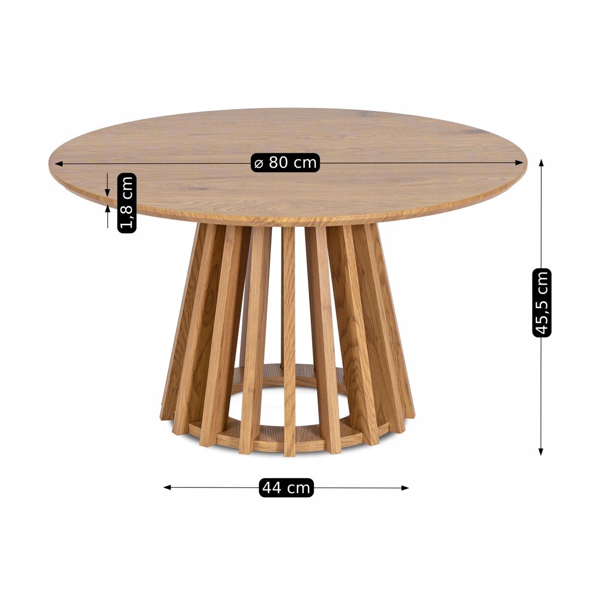 Stolik Kawowy Okrągły Duża Okrągła Ława HARPER MAX