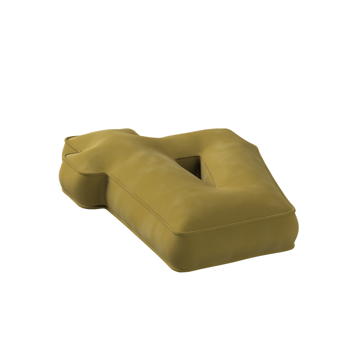 Poduszka Cyferka 4, oliwkowy zielony, 28 x 40 cm, Posh Velvet