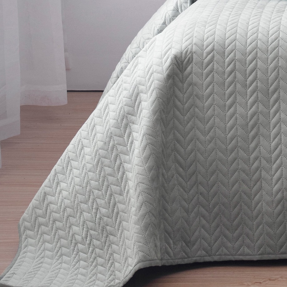 Narzuta na łóżko Silky Chic 220x240cm grey 220x240