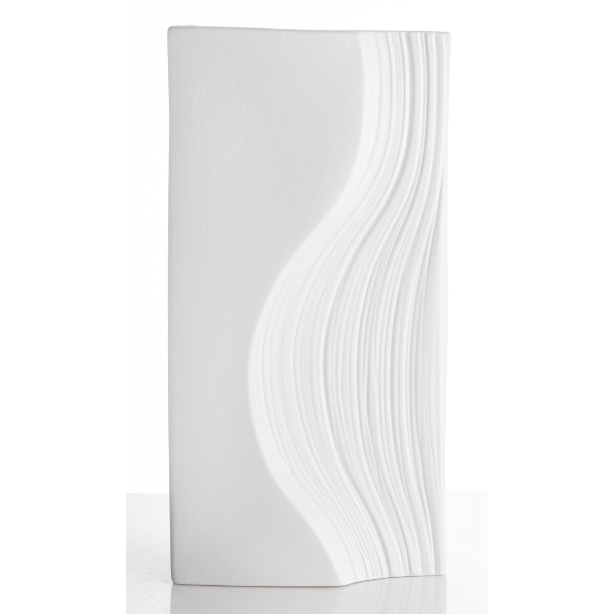 Wazon porcelanowy 35x17x12 cm PRINCIPE biały