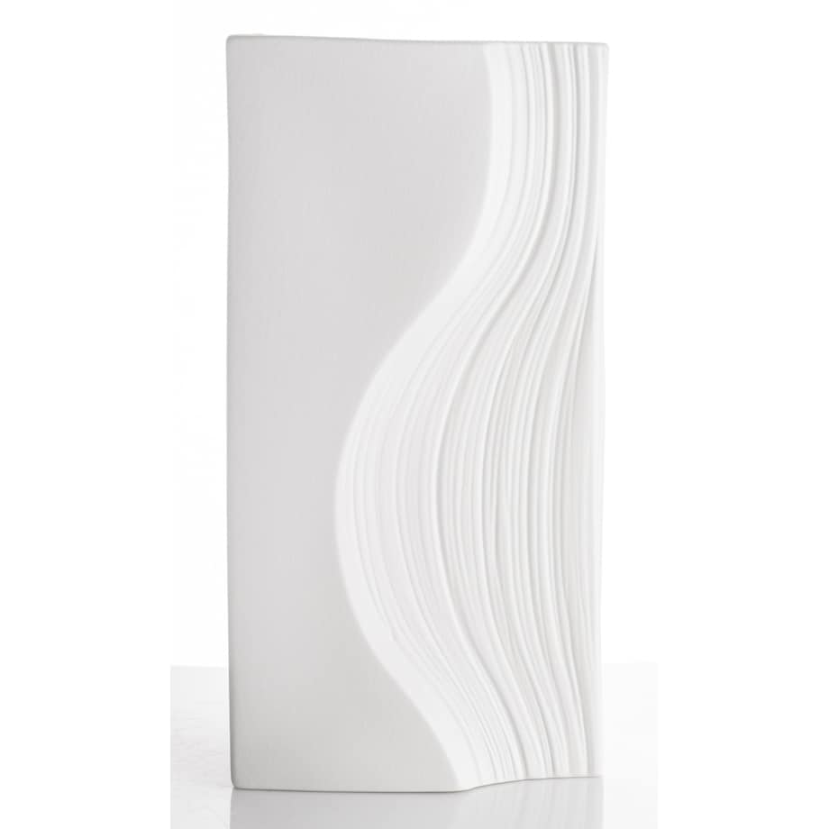 Wazon porcelanowy 35x17x12 cm PRINCIPE biały