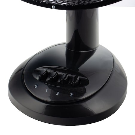 Wentylator biurkowy wiatrak stojący czarny 30cm KLAUSBERG