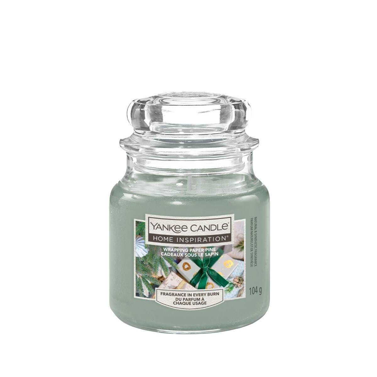 Home Inspiration świeca mała WRAPPING PAPER PINE