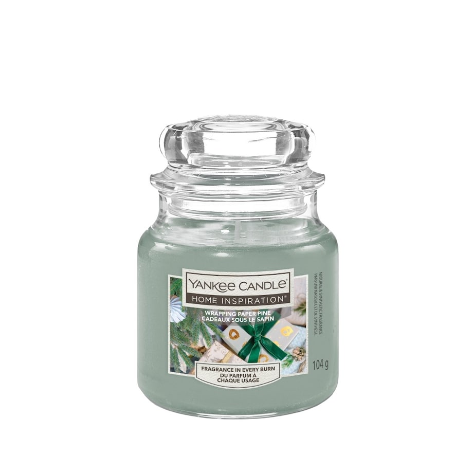 Home Inspiration świeca mała WRAPPING PAPER PINE
