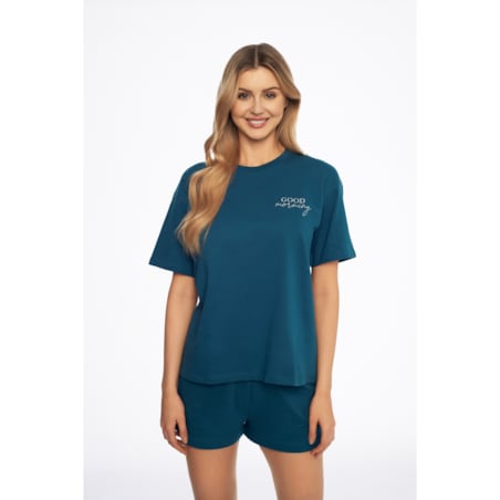 Piżama Abstract 41314-69X Morska Morski, XL