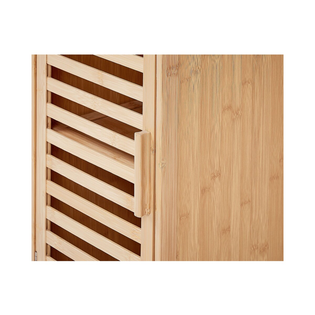 Bambusowy regał łazienkowy jasne drewno OWASSO