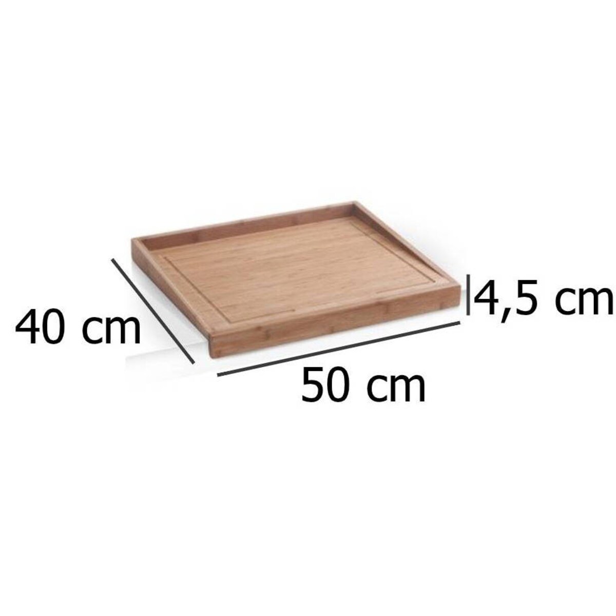 Bambusowa stolnica, deska do krojenia - 2 w 1, ZELLER