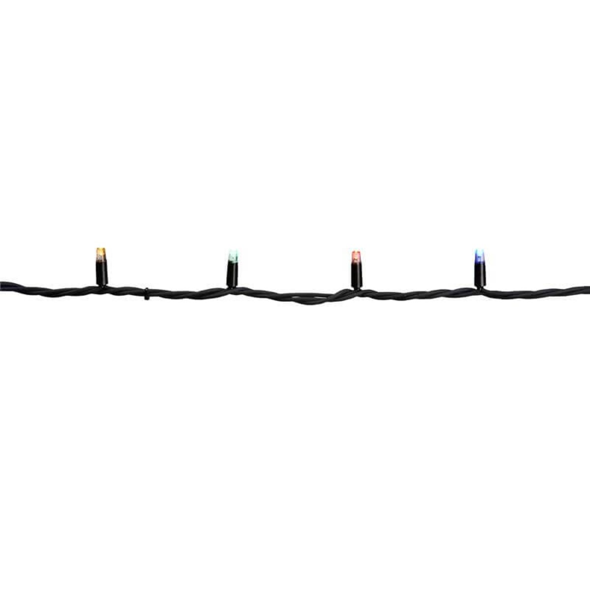 Iluminacja świąteczna światełka 6,7m 50 LED 4,6W kolorowe