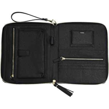 Kopertówka na dokumenty i telefon Stackers czarna