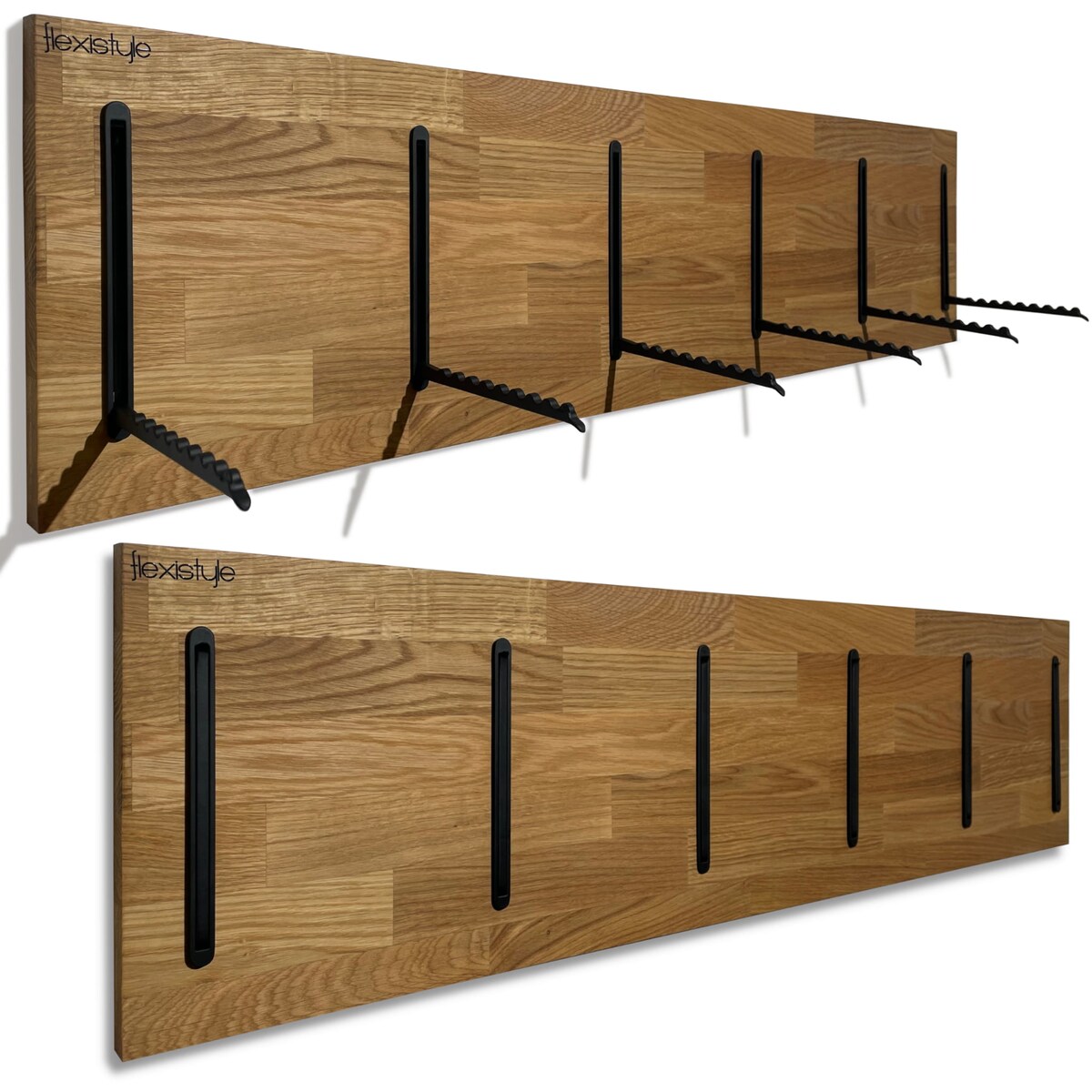 Wieszak na Ubrania Dębowy 25x100cm dębowy