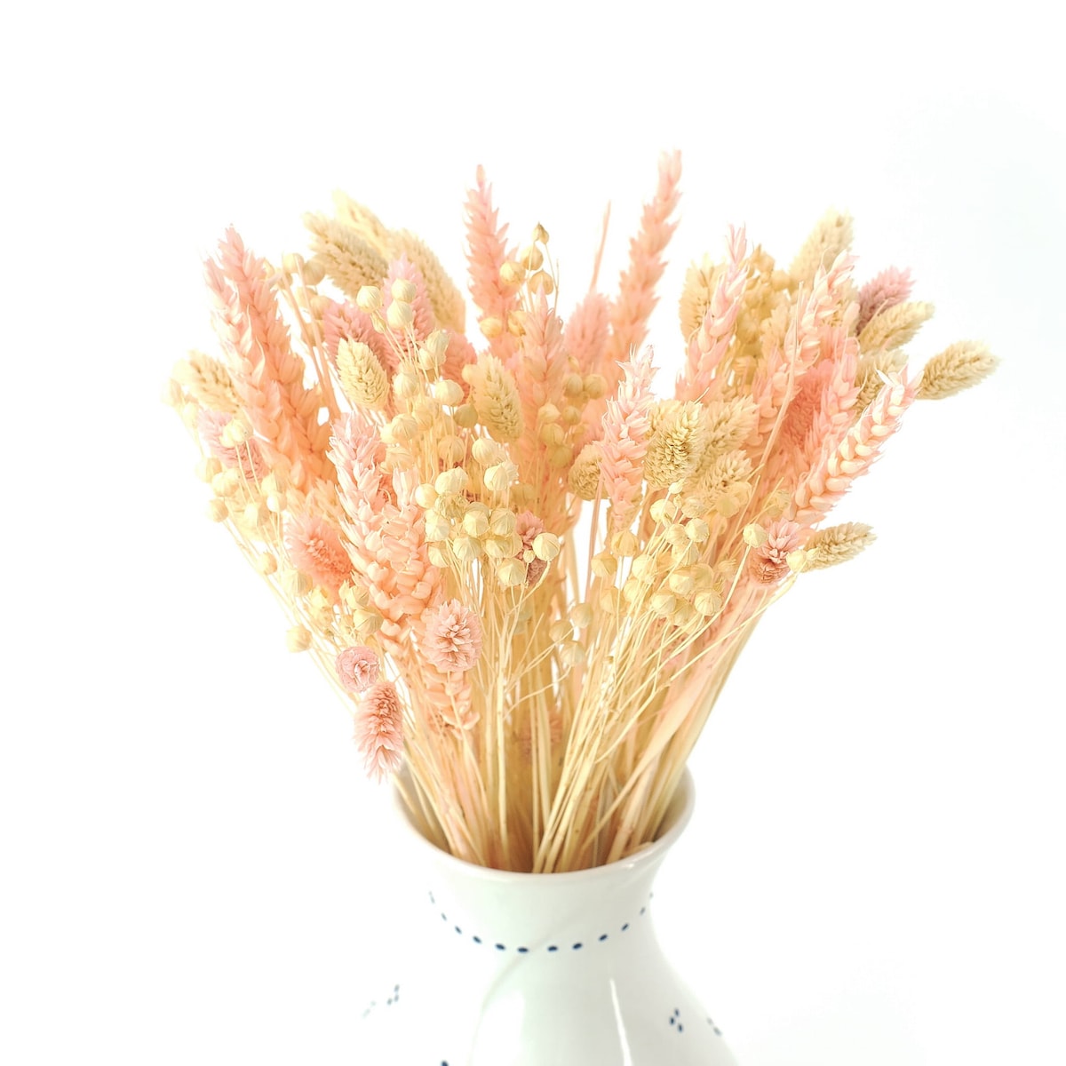 Bukiet suszonych kwiatów White&Pink