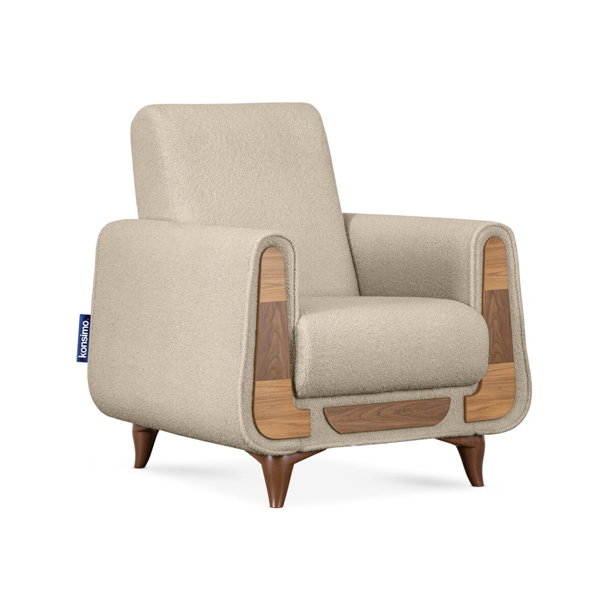 KONSIMO GUSTAVO Kremowy fotel