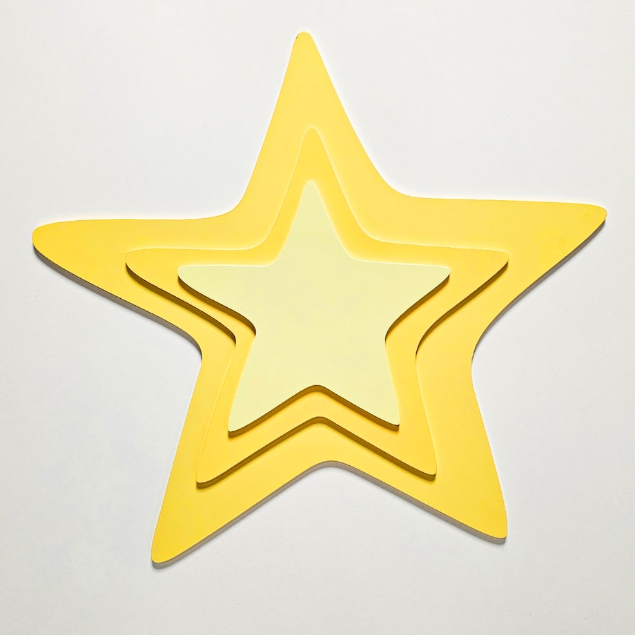 Dekoracja Ścienna Gwiazdka - Ozdoba do Pokoju Dziecięcego