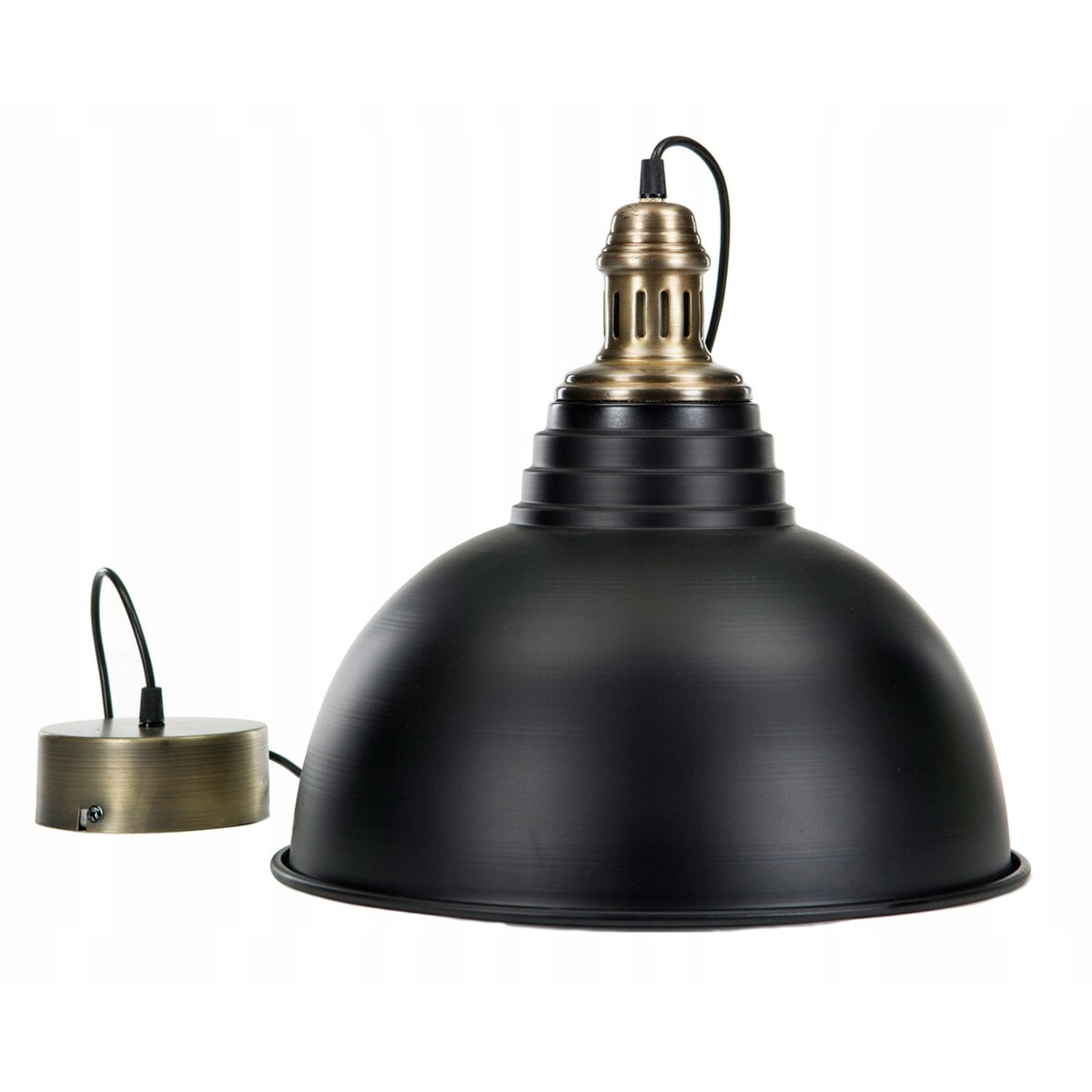 LAMPA wisząca SIENNA XL czarny mat śr. 38cm