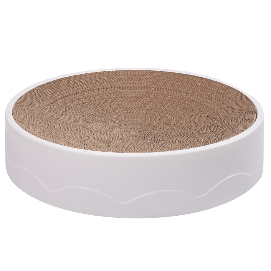 Drapak Dla Kota Z Tekturki Duży Do Drapania Zabawka Kot Leżący Okrągły