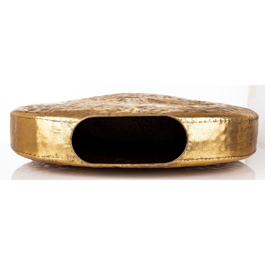 Wazon metalowy złoty 74x65x10,5 cm ZLATO