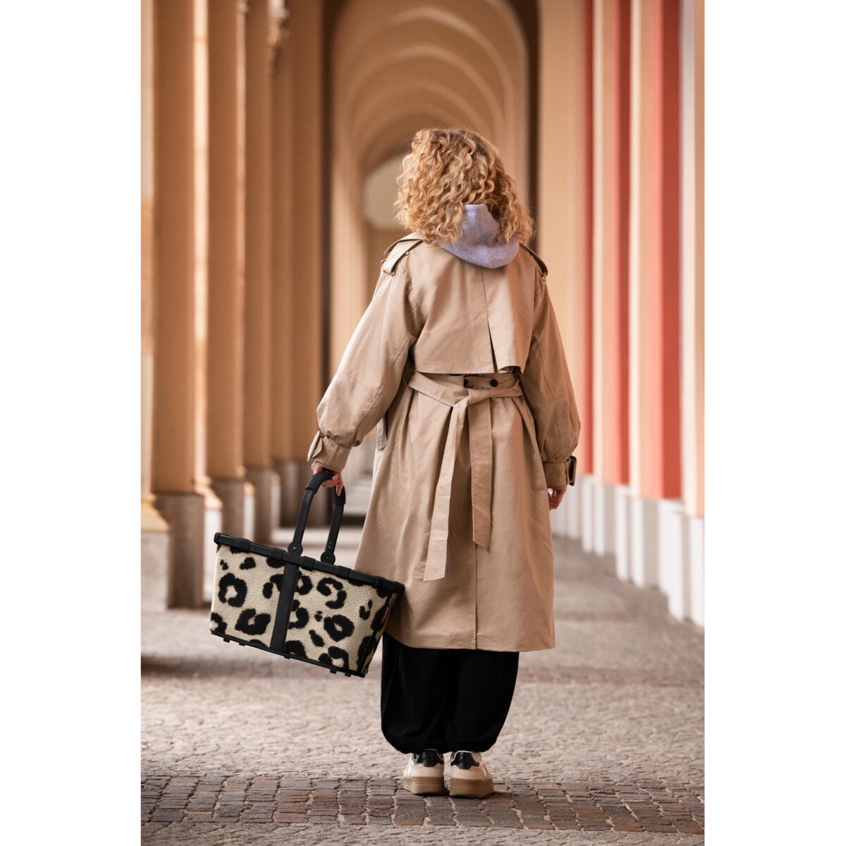 Koszyk CARRYBAG, teddy leo cream