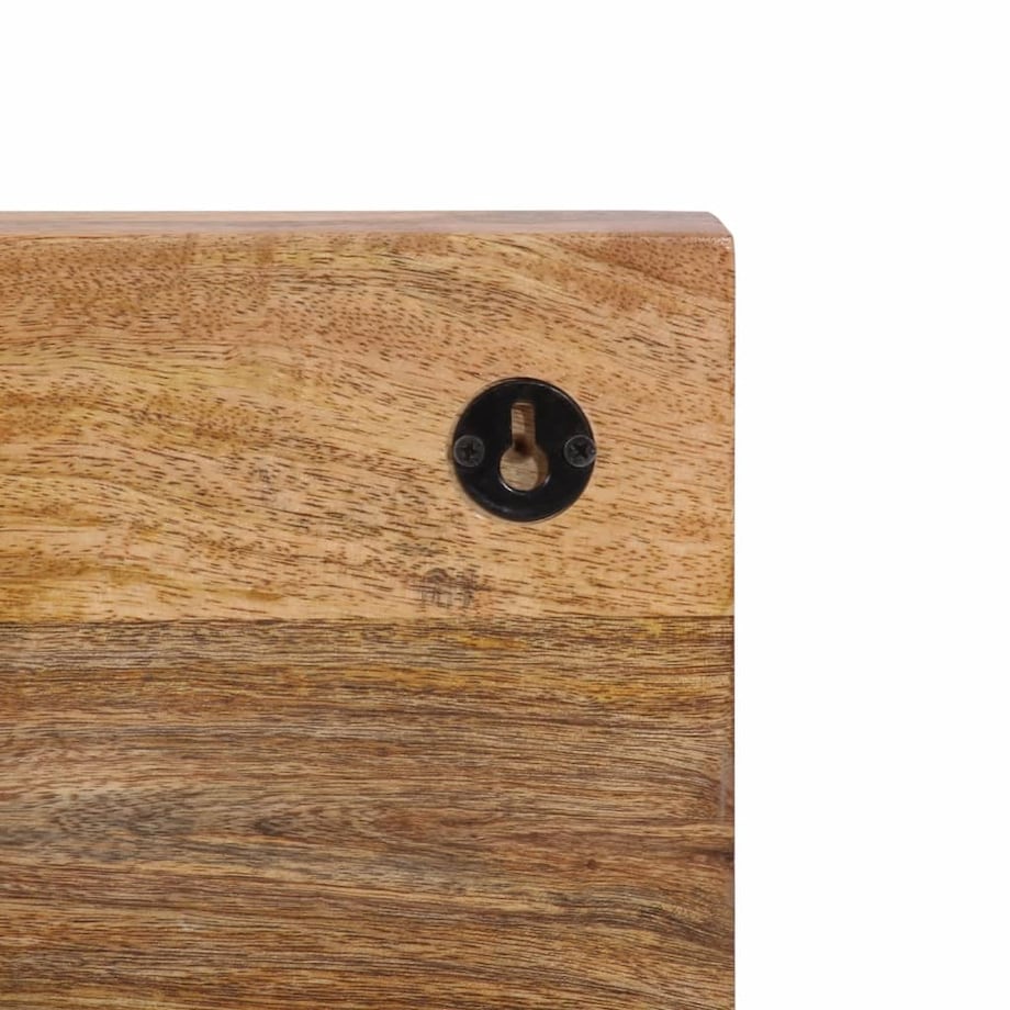 vidaXL Wieszak ścienny na płaszcze, z 5 haczykami, lite drewno mango