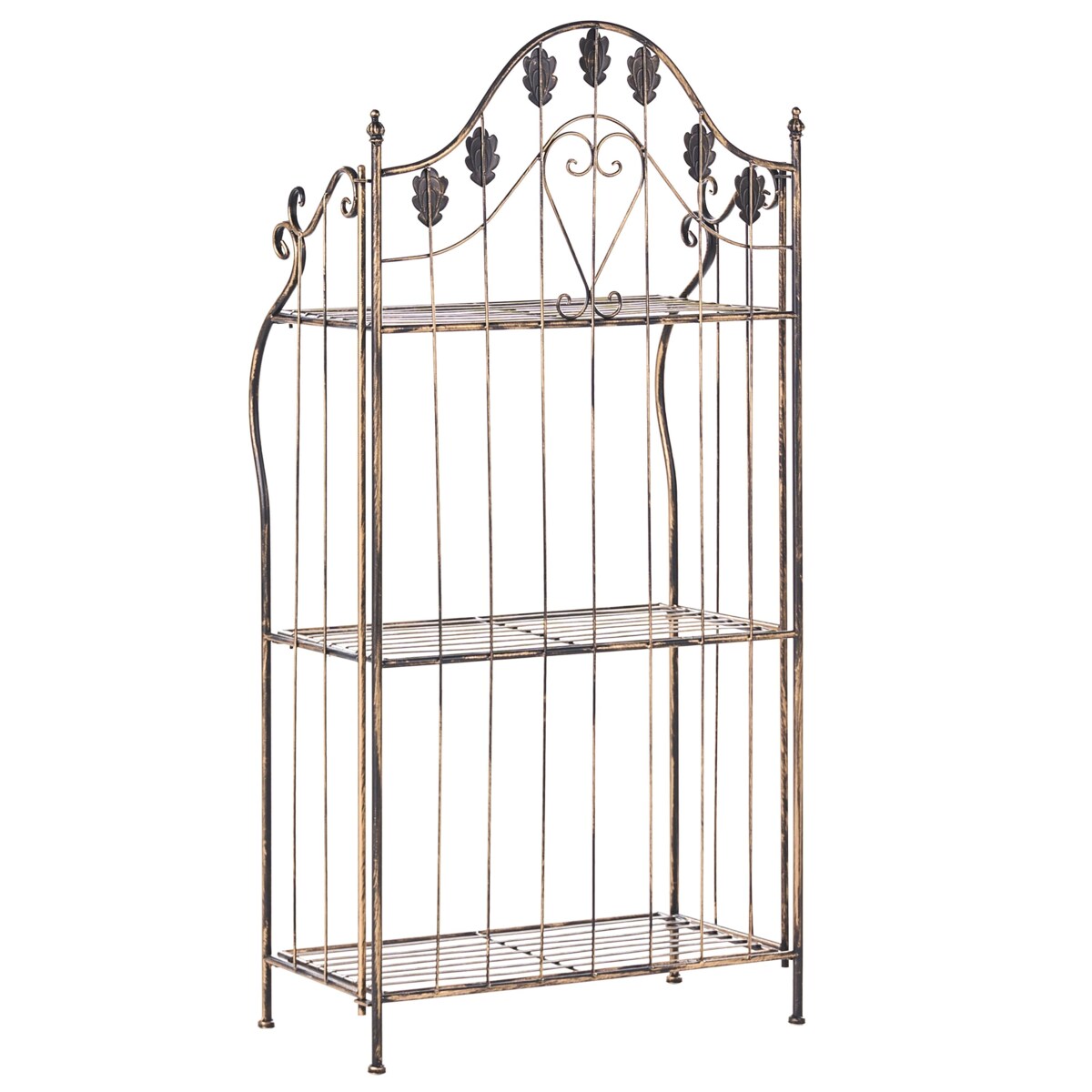 Regał VISANO Metal 59 cm 30 cm Czarny