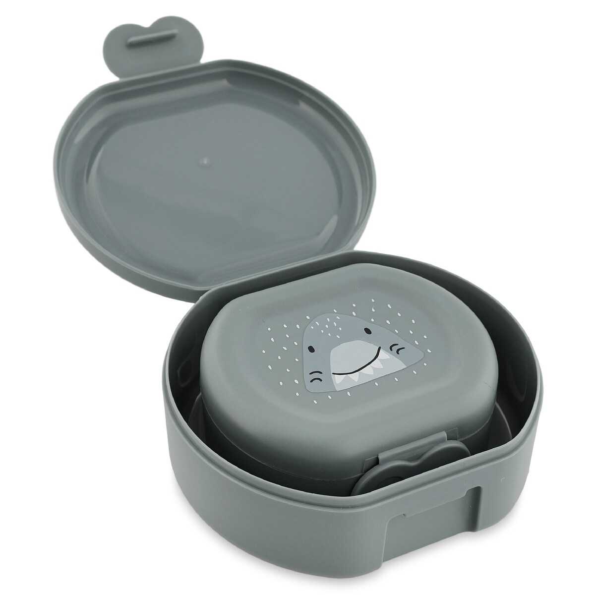 Zestaw pojemników na przekąski z klipsem 2 szt. - Rekin Trixie Baby