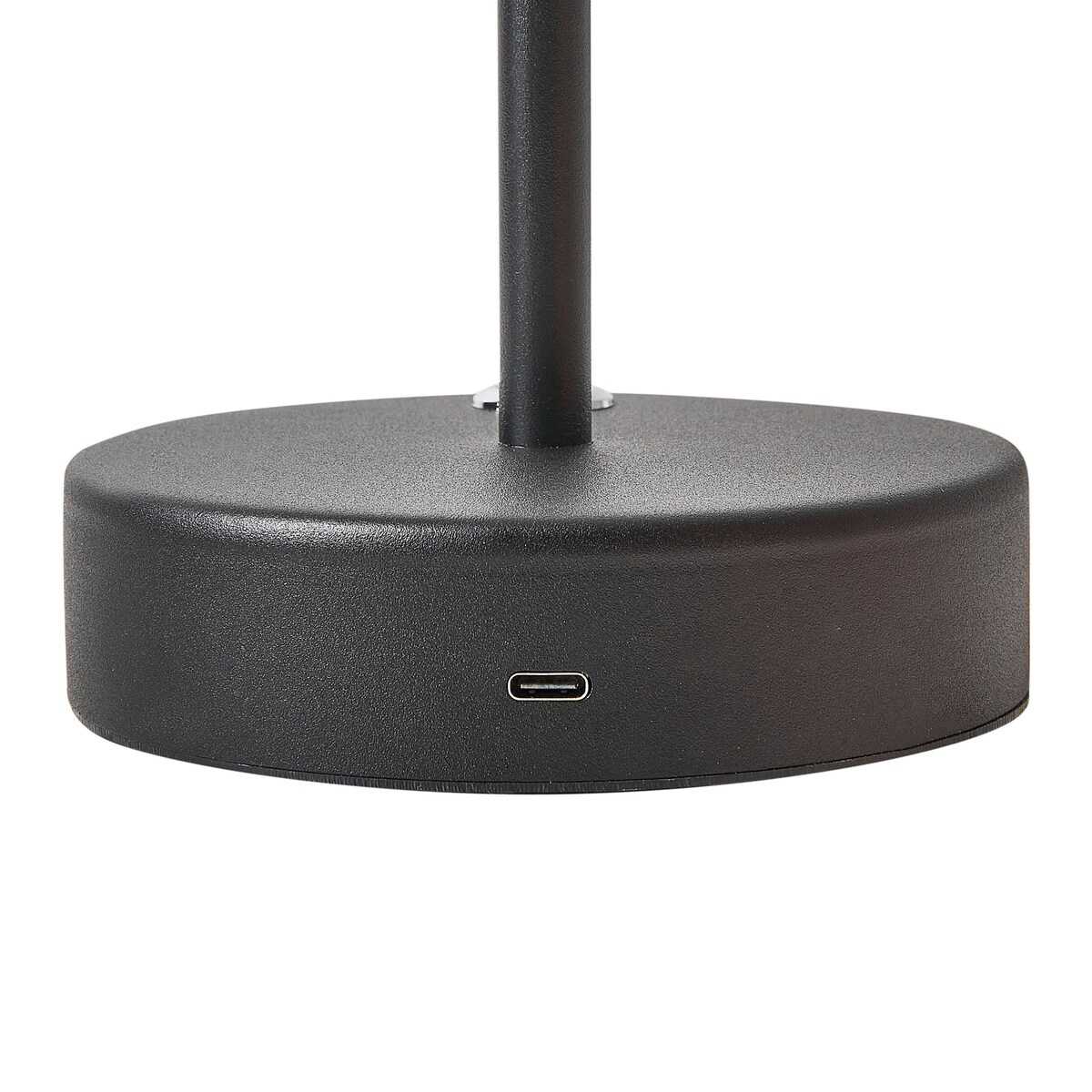 Bezprzewodowa lampa stołowa LED ALVIELA Ze ściemniaczem Metal Czarny