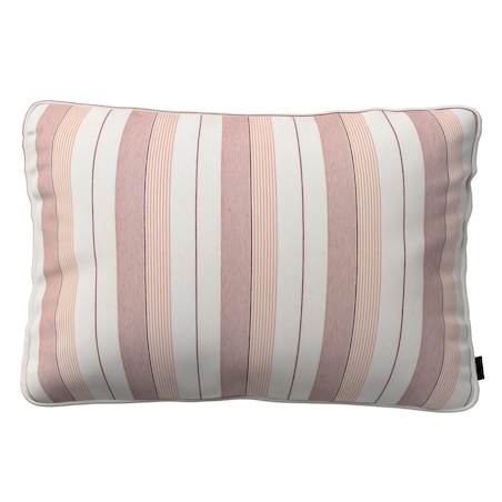Poszewka Gabi na poduszkę prostokątna 60x40 czerwone pasy