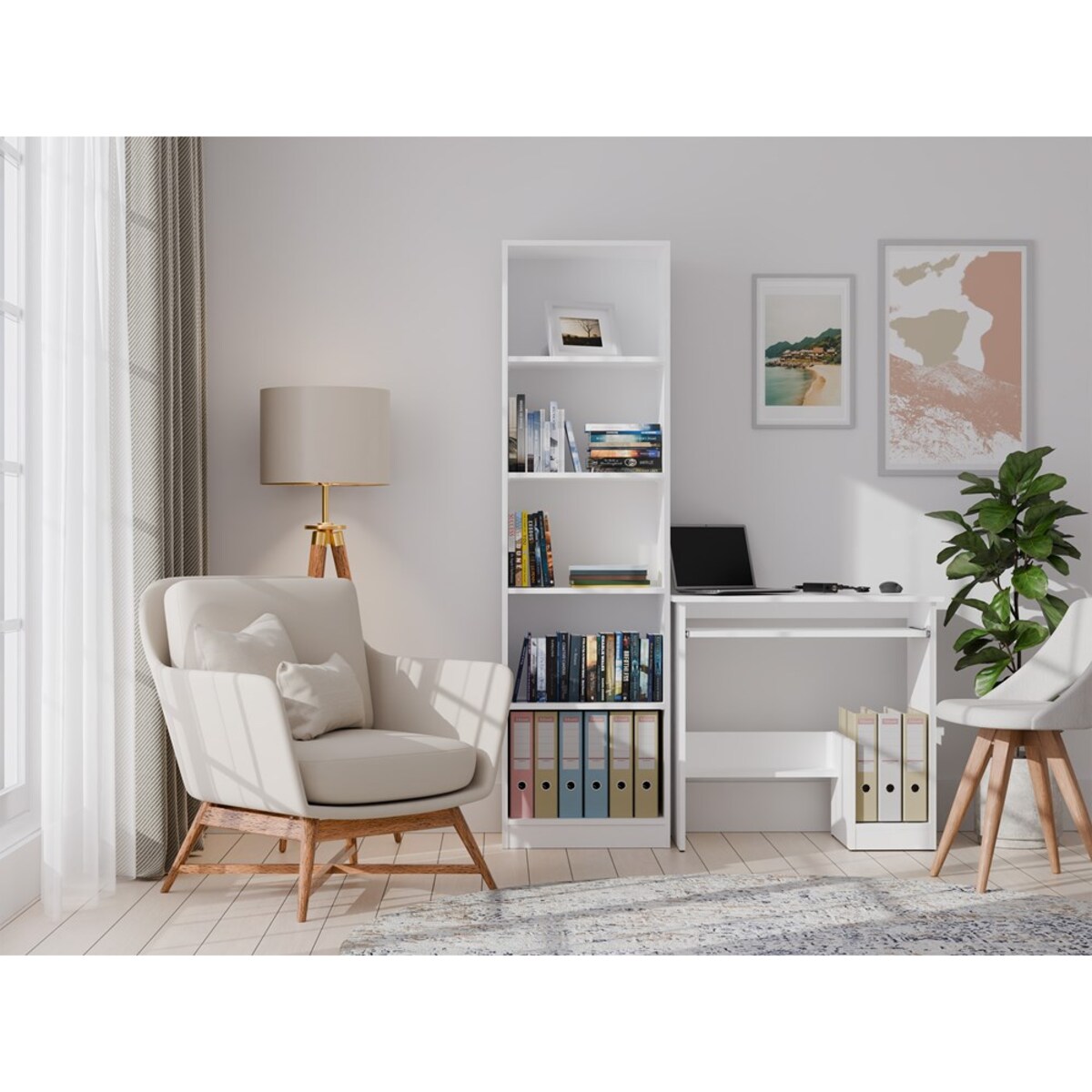 Biurko komputerowe Topeshop Rosa Idealne dla dzieci