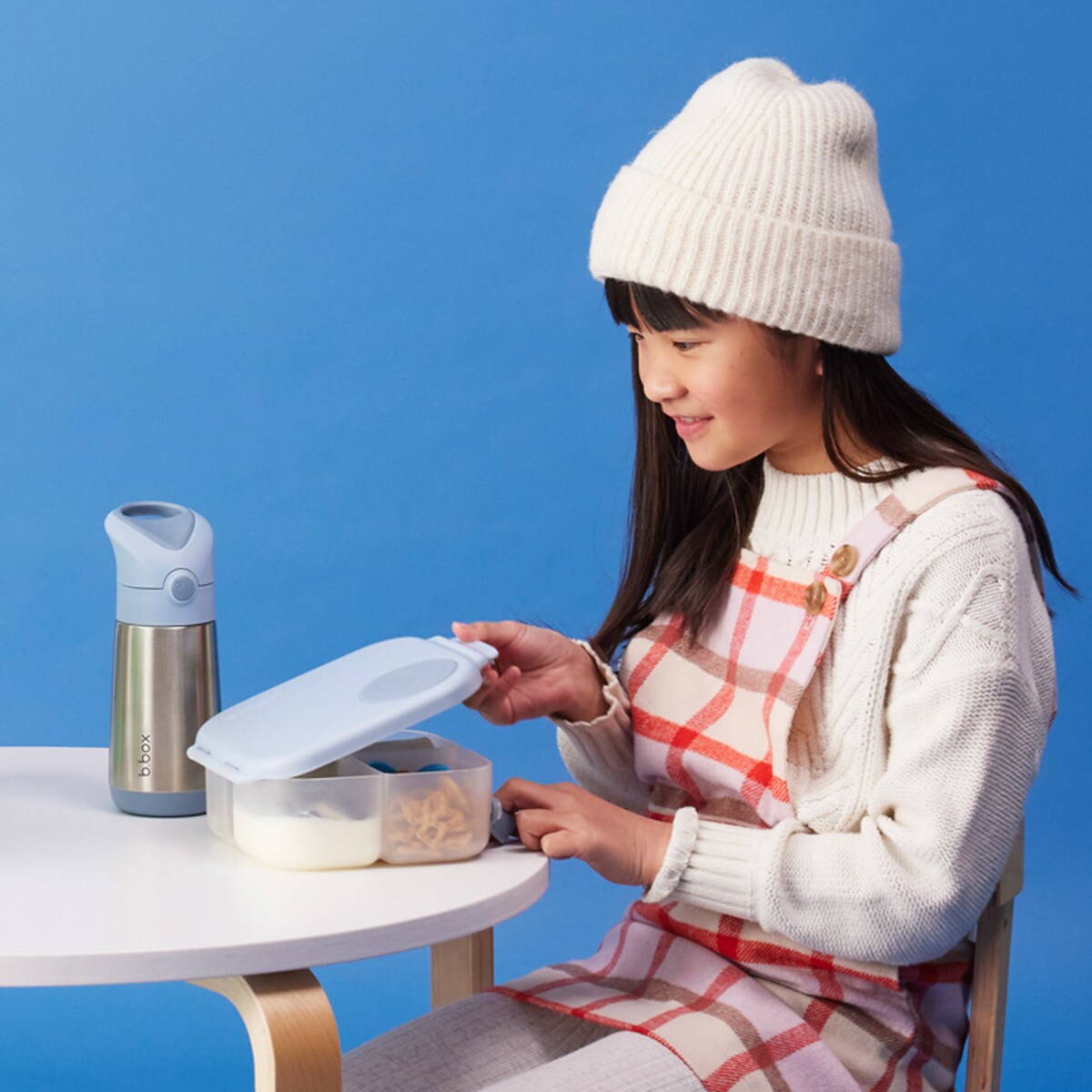 Mini lunchbox dla dzieci do szkoły - szczelna śniadaniówka z przegródkami Chill Out b.box