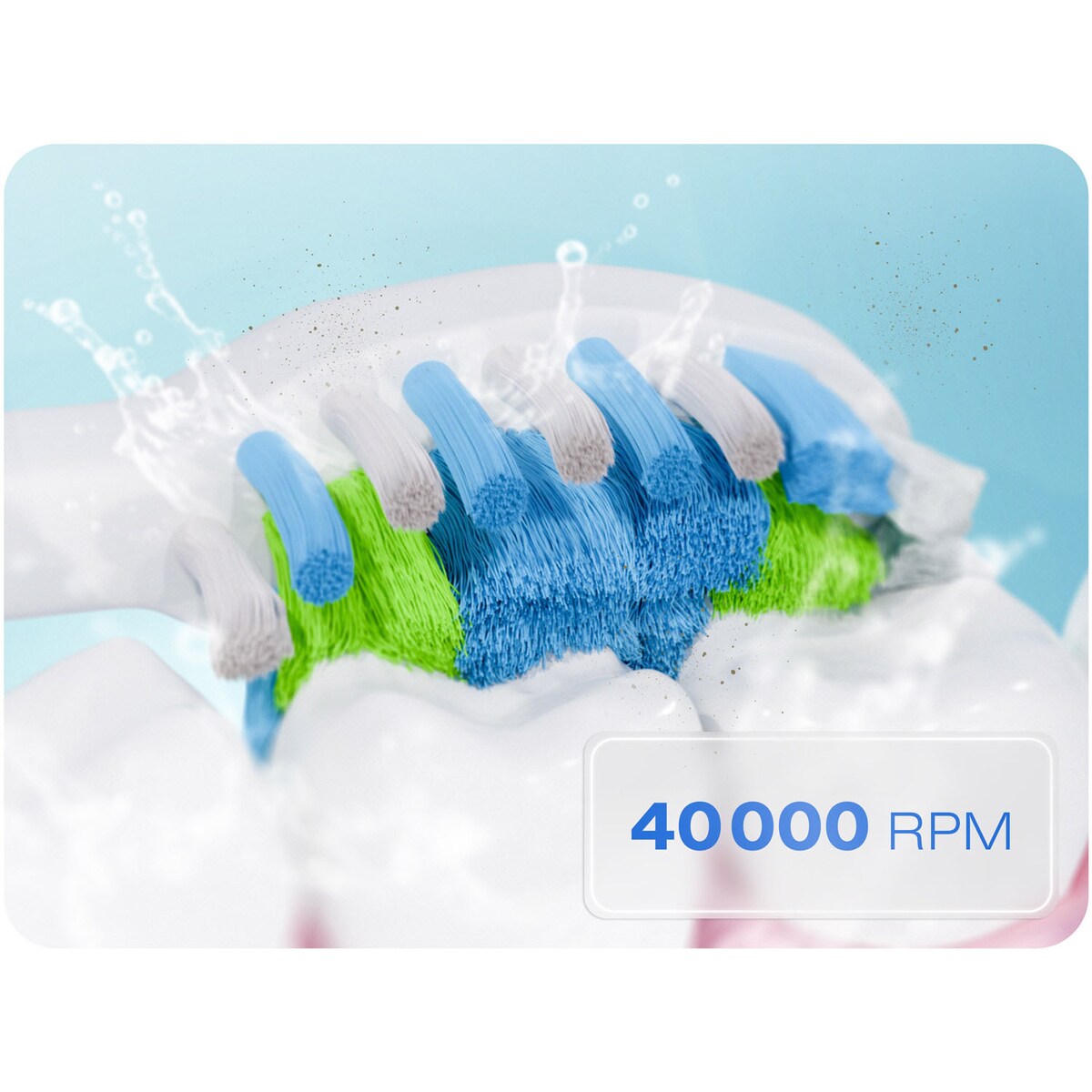 Szczoteczka soniczna do zębów Berdsen Galaxy biała + etui 322001