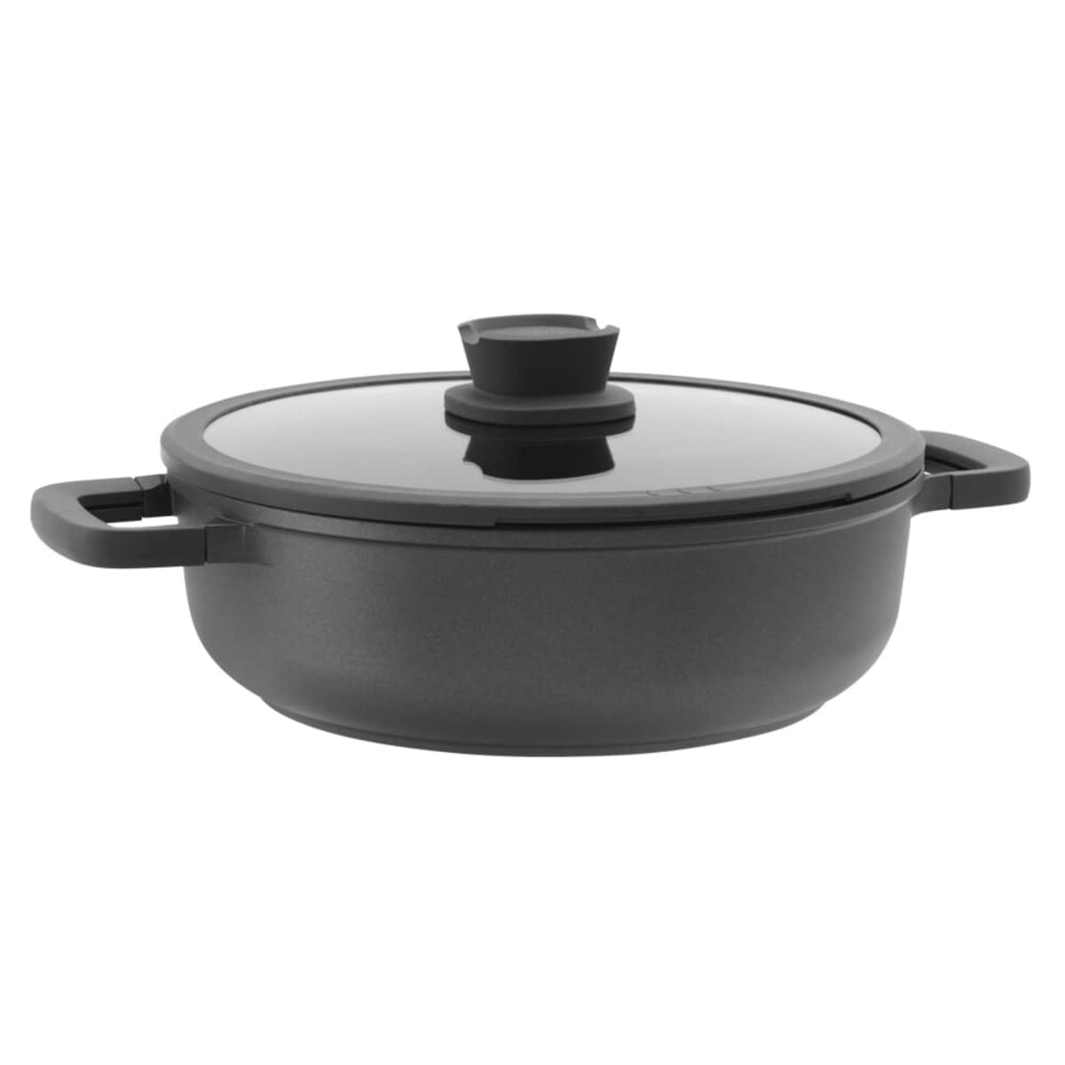 Patelnia sauté pan non-stick z dwoma uchwytami 28 cm Stone+