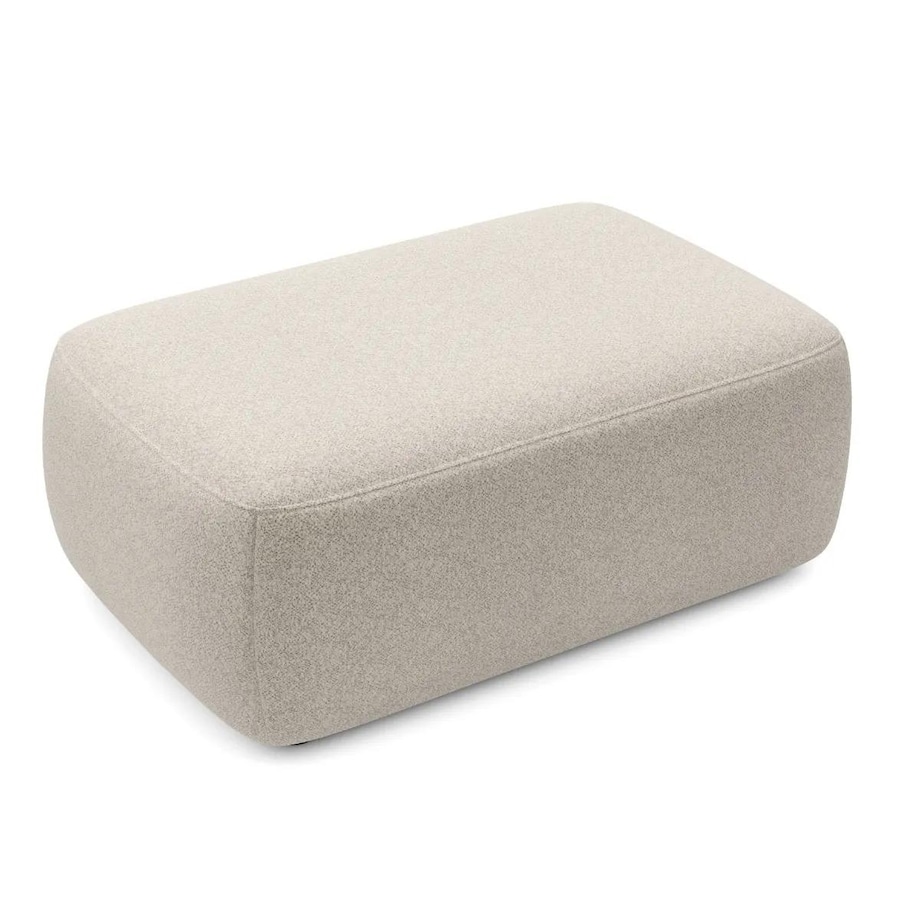 Pufa prostokątna BELLA kremowa