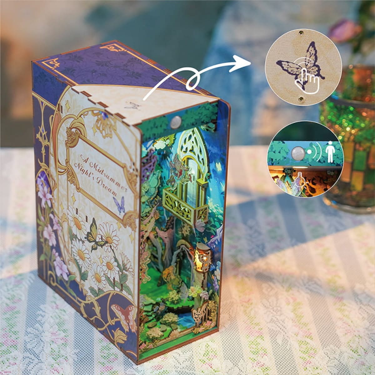 Miniaturowy domek Book Nook - Letnie wróżki - Tonecheer